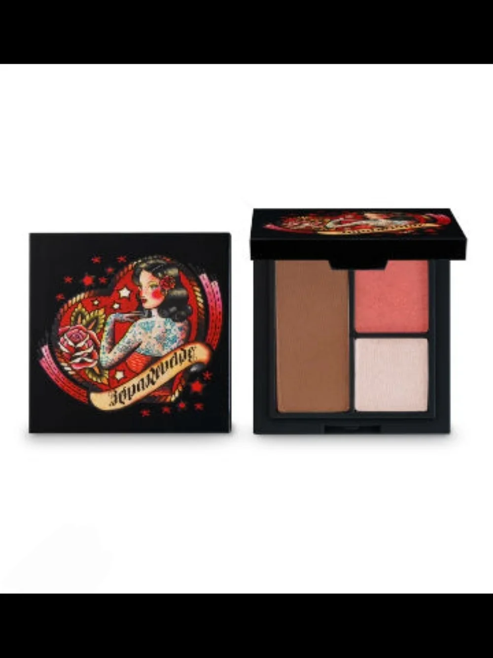 Reina Rebelde On Your Face Contour + Color Trio in Adorada 0.25oz BNIB